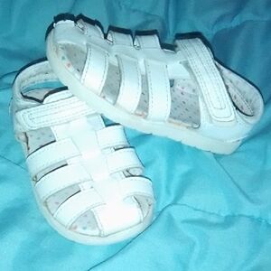 🌻5/$10 Wonder Nation White Kids Sandals
